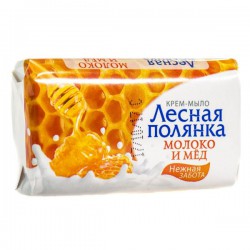 Мыло Лесная полянка 2 в 1 молоко и мед 90 г