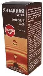 Рыбий жир Янтарная капля 100 мл
