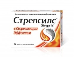Стрепсилс с Согревающим эффектом табл. д/рассас. 24 шт.