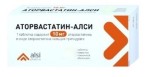 Аторвастатин-АЛСИ, таблетки покрытые пленочной оболочкой 10 мг 10 шт
