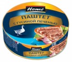 Паштет, Hame (Хаме) 250 г с гусиной печенью жестяная банка с ключом