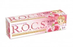 Зубная паста для детей, Рокс Кидс Свит Принцесс аромат розы 3-7 лет 45 г