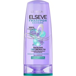 Бальзам Elseve Гиалурон баланс для жирных у корней и обезвоженных на кончиках волос 72 ч свежести (салициловая и гиалуроновая кислоты) 200 мл